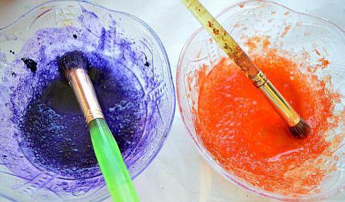 Cum să pictezi sare în diferite culori?