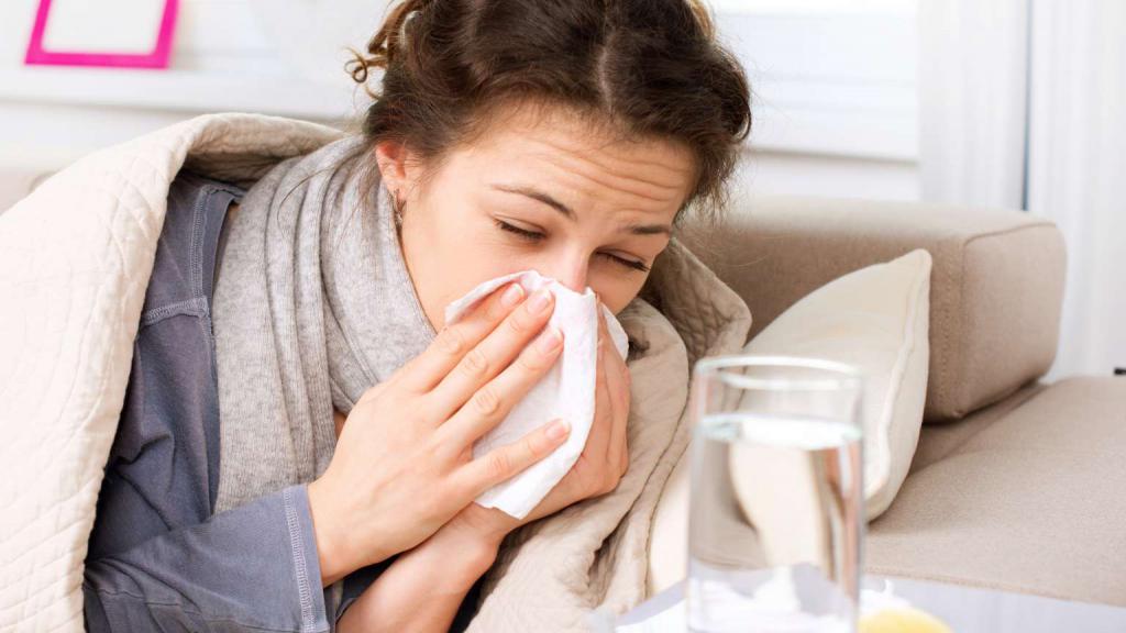 Rasește nasul cu gripa